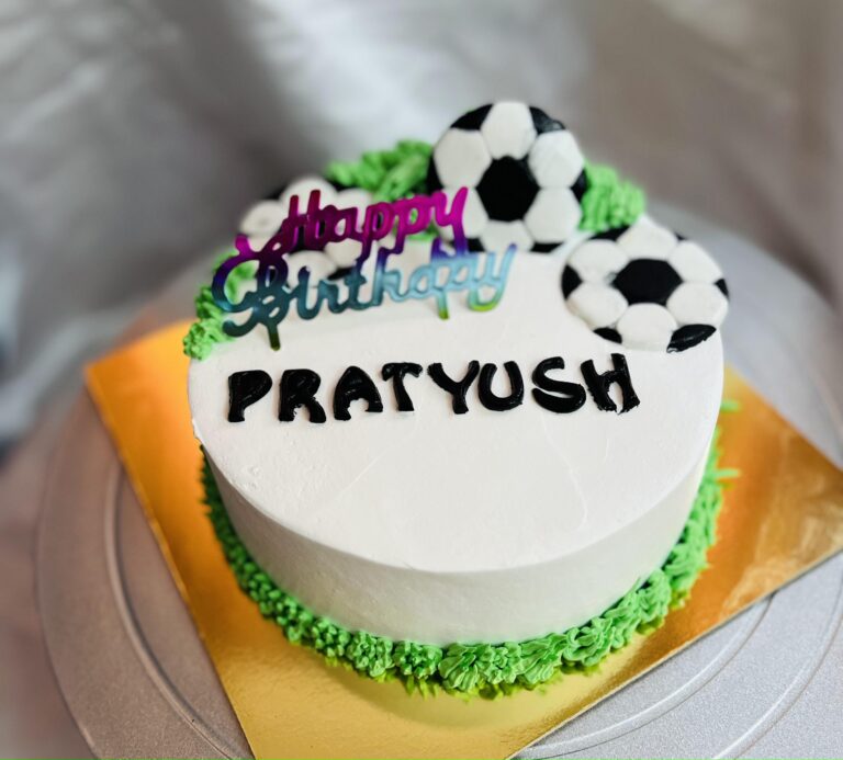 customized football theme cake