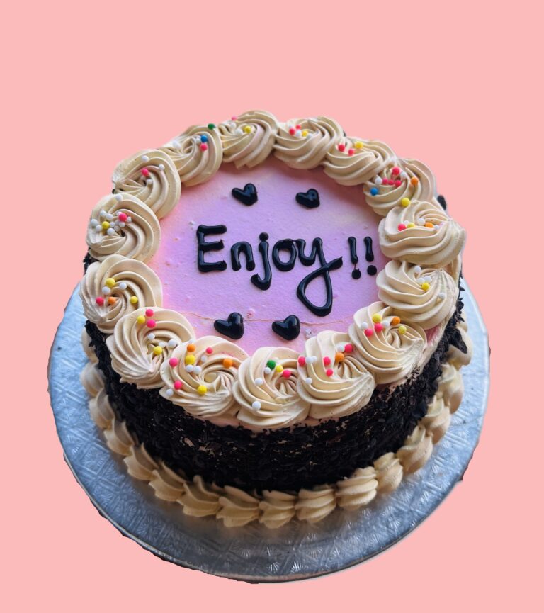 bento cake design white forest