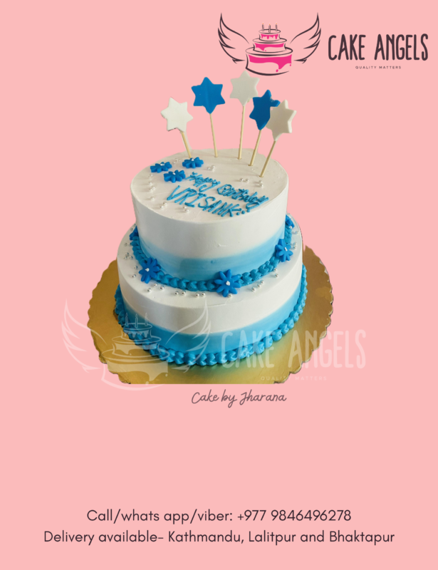 customizable double decor cake